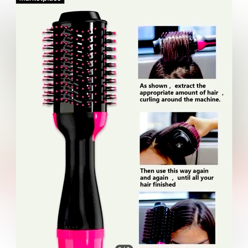 Hair brush drying brush